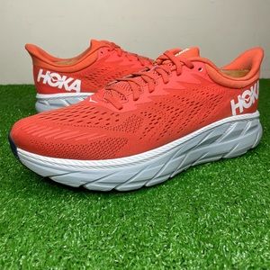 HOKA ONE ONE Clifton 7 Athletic Shoes Pink White Women’s Size 11